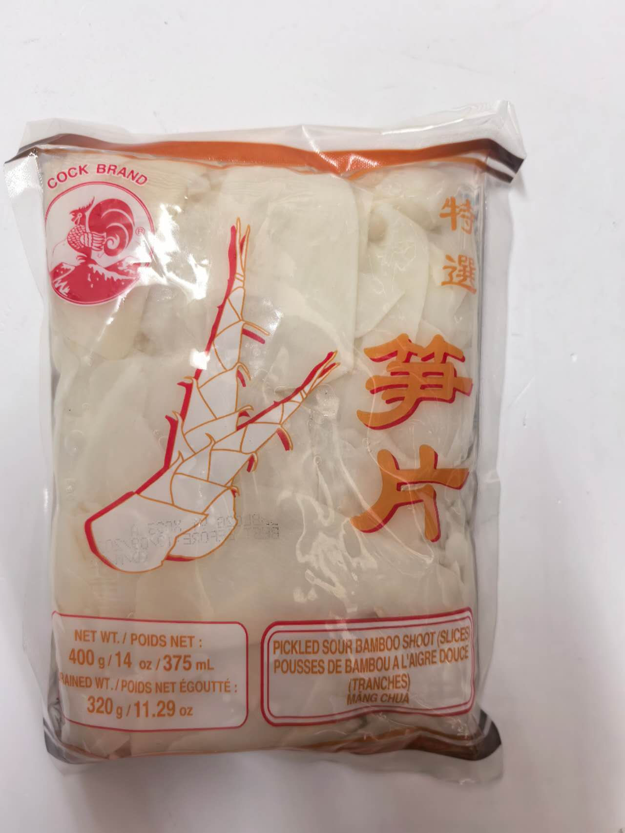 酸笋片 400 γρ