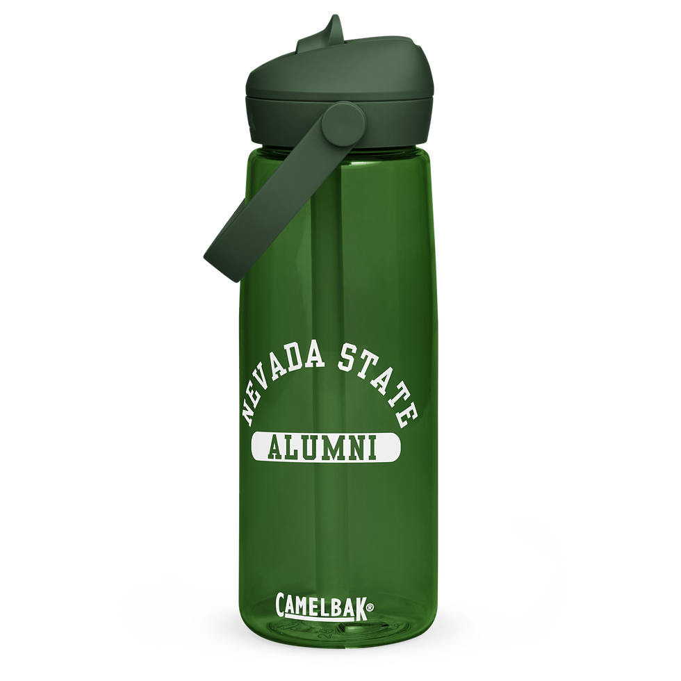 Thumbnail: Arched Nevada State Alumni CamelBak Flip straw water bottle