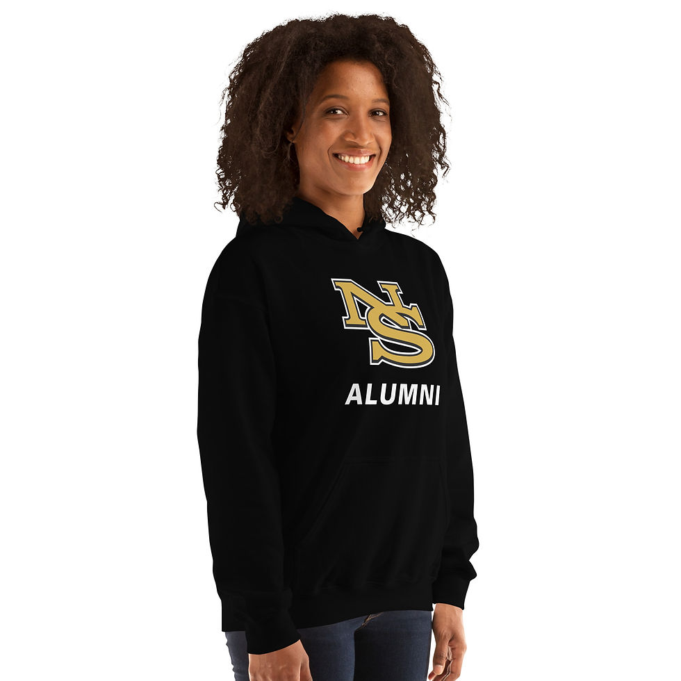 Thumbnail: NS-Monogram-Alumni Gildan Unisex Hoodie
