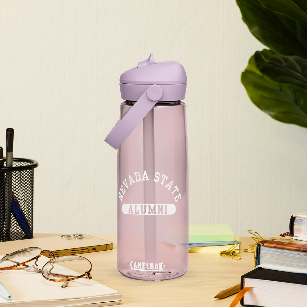 Thumbnail: Arched Nevada State Alumni CamelBak Flip straw water bottle