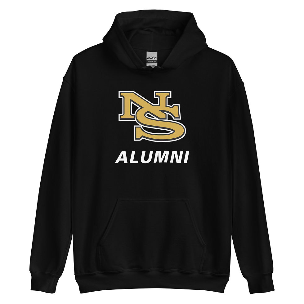 Thumbnail: NS-Monogram-Alumni Gildan Unisex Hoodie