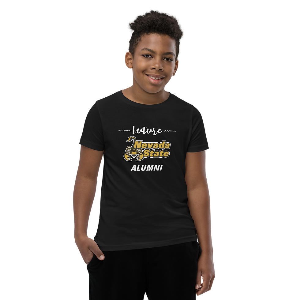 Thumbnail: Future Nevada State Scorpions Alumni/Stingers Up! Youth Short Sleeve T-Shirt
