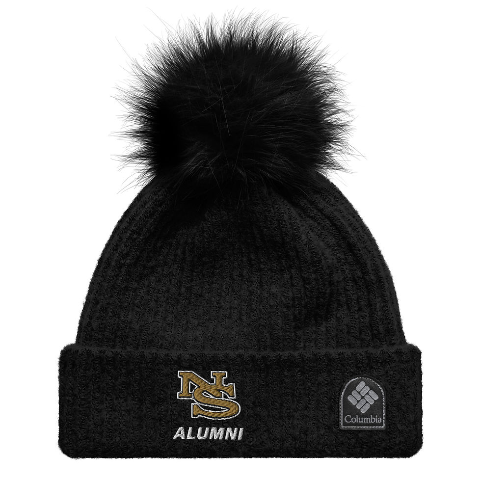 Thumbnail: NS-Monogram Alumni Columbia pom-pom beanie