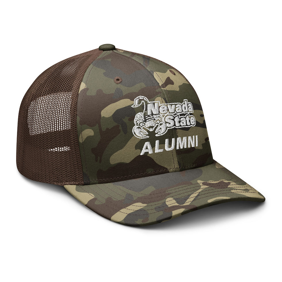 Thumbnail: Nevada State Scorpions Alumni Camouflage trucker hat