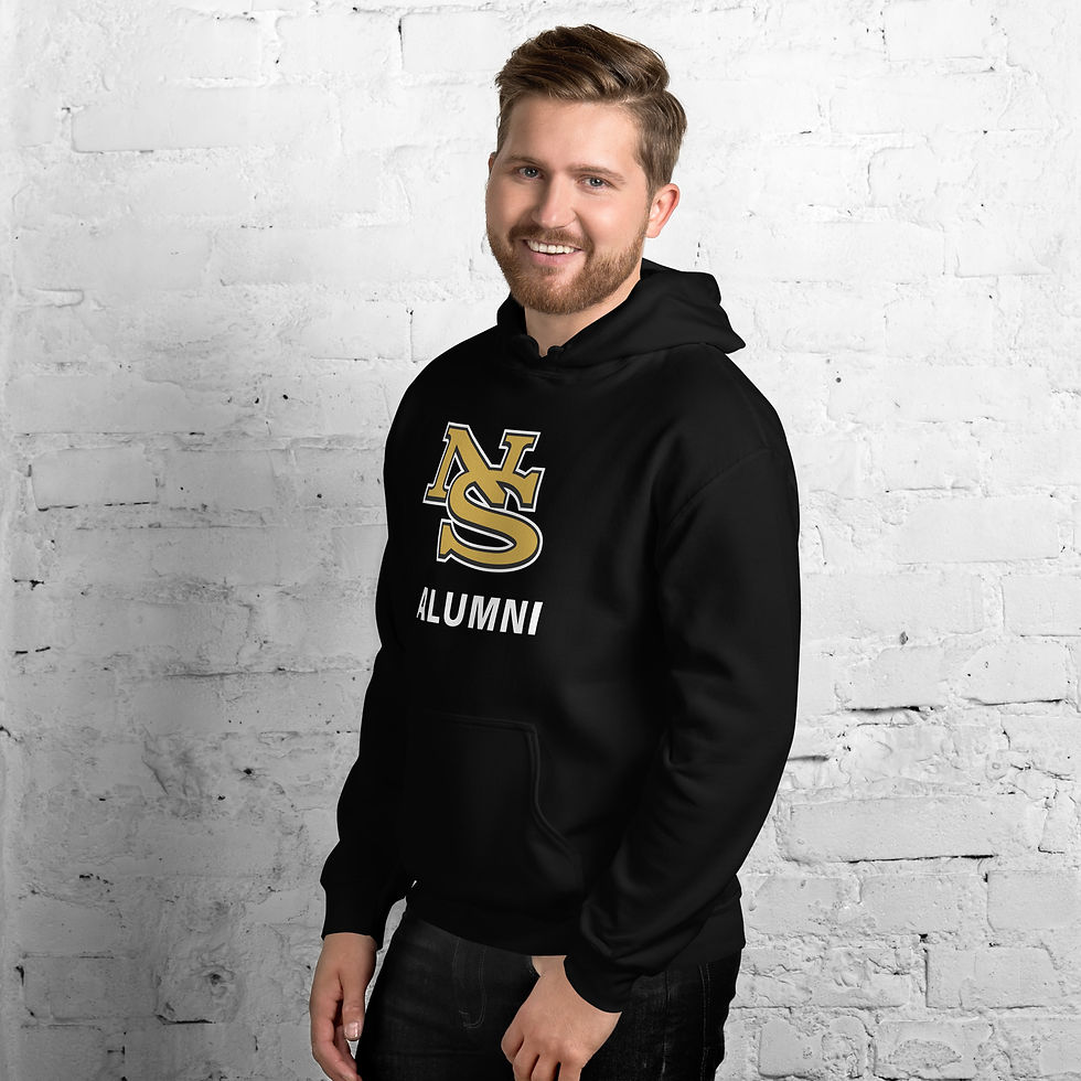 Thumbnail: NS-Monogram-Alumni Gildan Unisex Hoodie