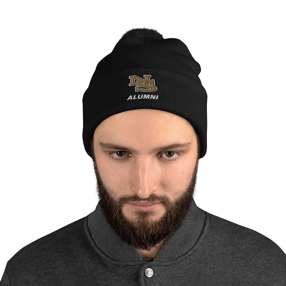 Thumbnail: NS-Monogram Alumni Pom-Pom Beanie