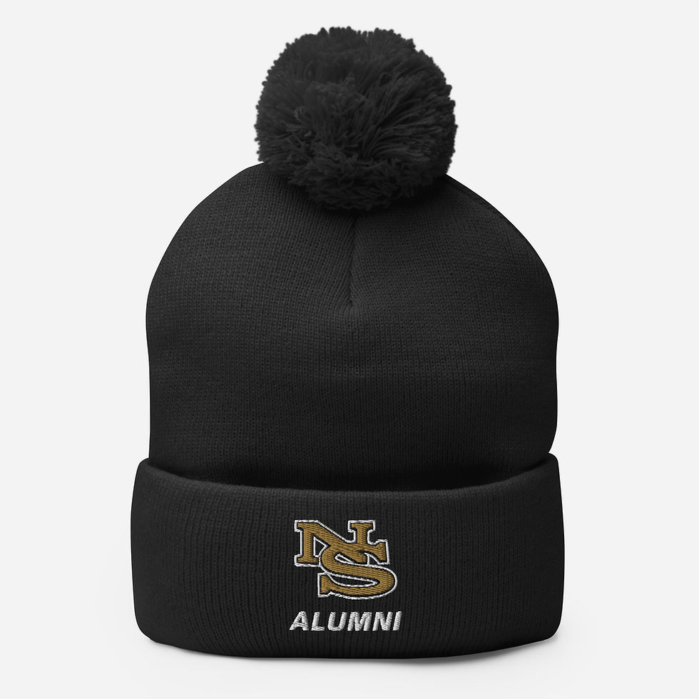 Thumbnail: NS-Monogram Alumni Pom-Pom Beanie