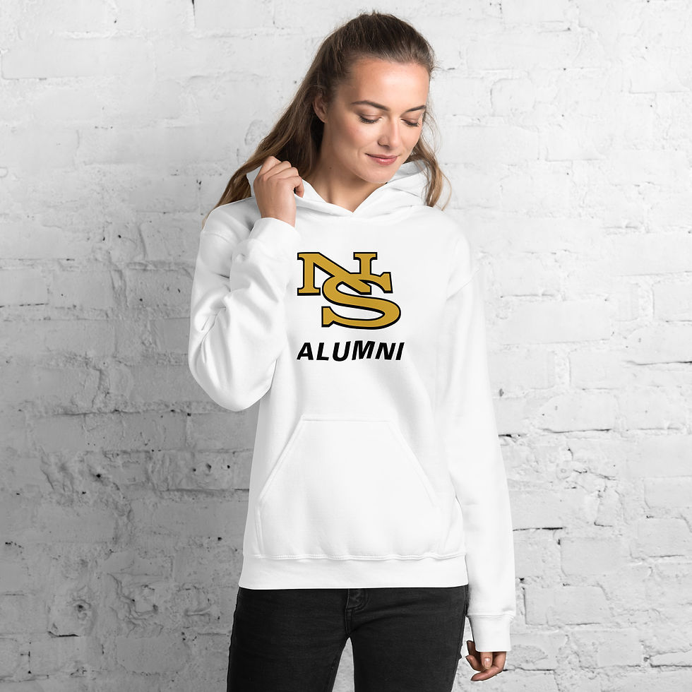 Thumbnail: NS-Monogram-Alumni Gildan Unisex Hoodie