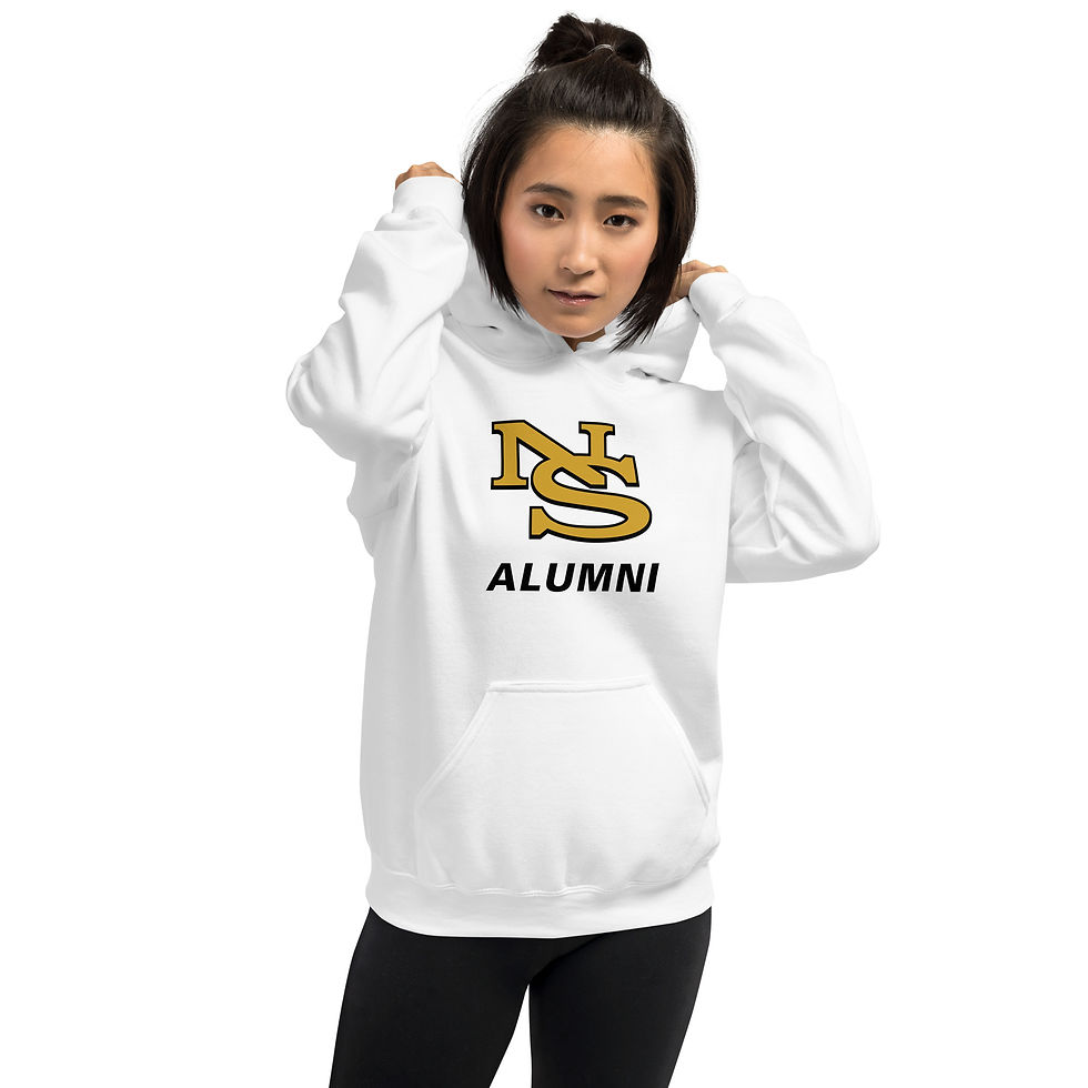 Thumbnail: NS-Monogram-Alumni Gildan Unisex Hoodie