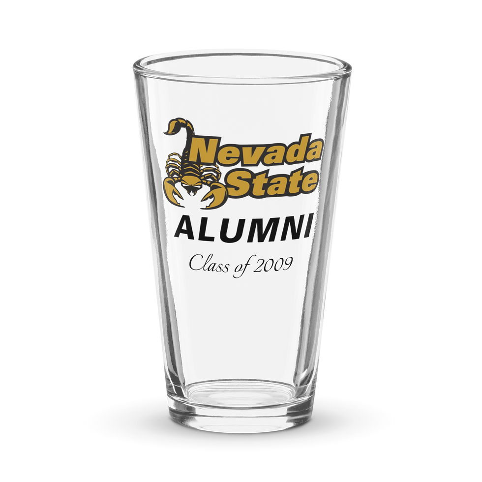 Class of 2009 Shaker pint glass