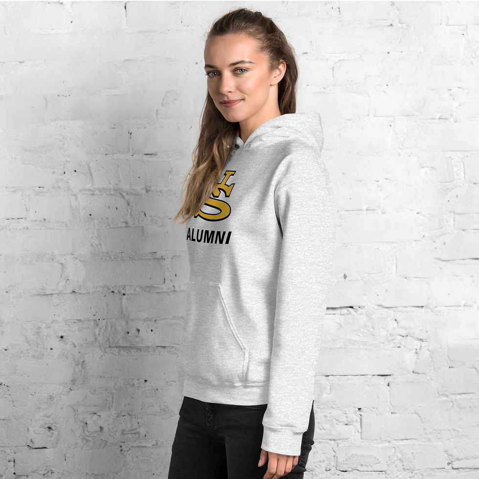 Thumbnail: NS-Monogram-Alumni Gildan Unisex Hoodie