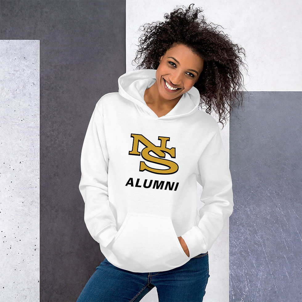 Thumbnail: NS-Monogram-Alumni Gildan Unisex Hoodie