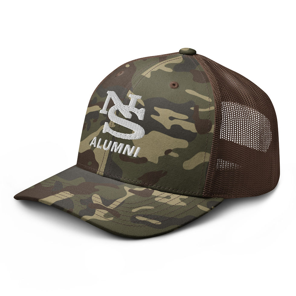 Thumbnail: NS-Monogram Alumni Camouflage trucker hat