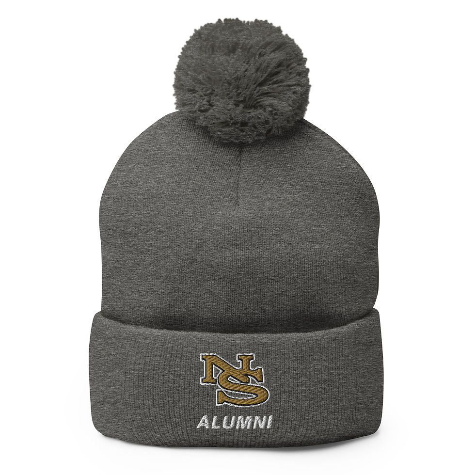 Thumbnail: NS-Monogram Alumni Pom-Pom Beanie