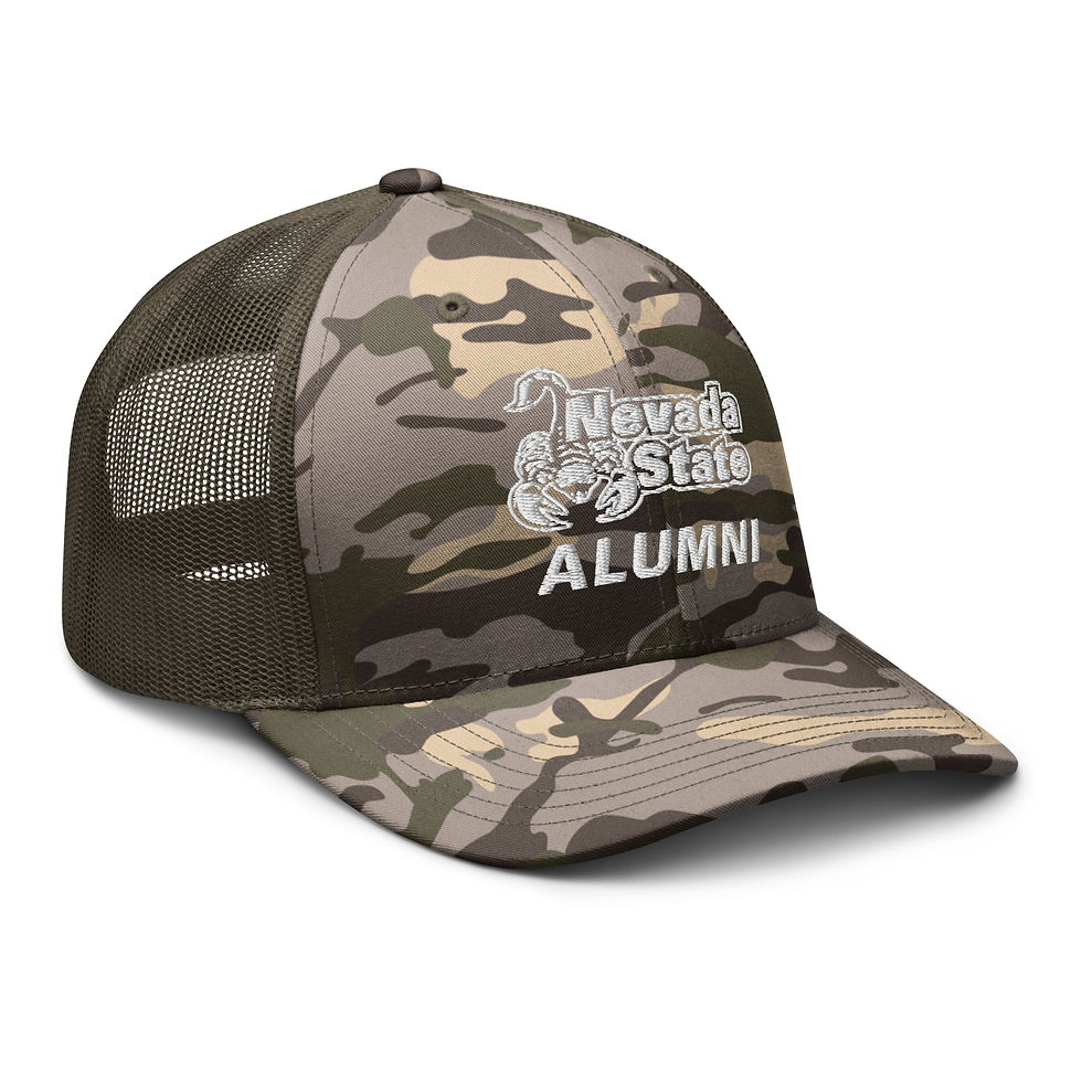 Thumbnail: Nevada State Scorpions Alumni Camouflage trucker hat