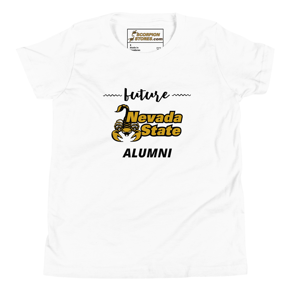 Thumbnail: Future Nevada State Scorpions Alumni/Stingers Up! Youth Short Sleeve T-Shirt