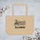 Thumbnail: One-Color White Nevada State Scorpions Alumni Large organic tote bag