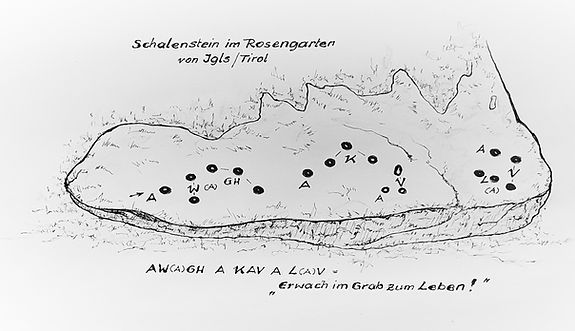 Schalenstein Rosengarten Übersetzung Herbert Kirnbauer