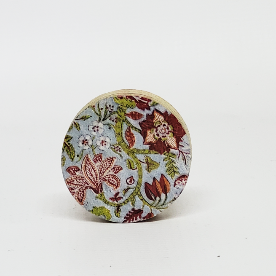 Thumbnail: NA0100 Printed Wooden Knob Indi Floral