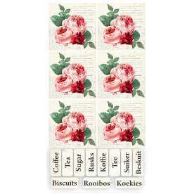 Thumbnail: Mini Tear Resistant Deco Print Flowers (+/-10cm)