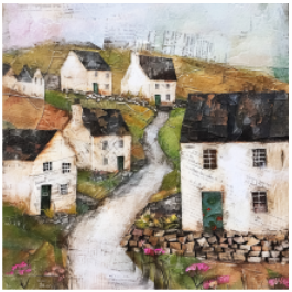 Thumbnail: Stretched Canvas Coastal Cottage