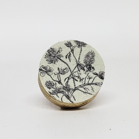 Thumbnail: NA0100 Printed Wooden Knob Graphic Foliage