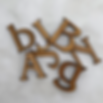Laser Cut Benquit Alphabet A