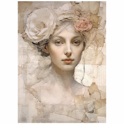 Thumbnail: FSC0006 Printed Wall Hanging Prints English Rose