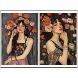Thumbnail: Tear Resistant Deco Print Klimt Floral