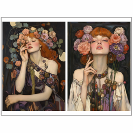 Thumbnail: Tear Resistant Deco Print Klimt Floral