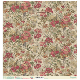 Thumbnail: Scrapbook Page Niks soos Ouma se Blomme Single Sided