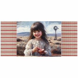Thumbnail: K1009 Printed Triangle Cosmetic Bag