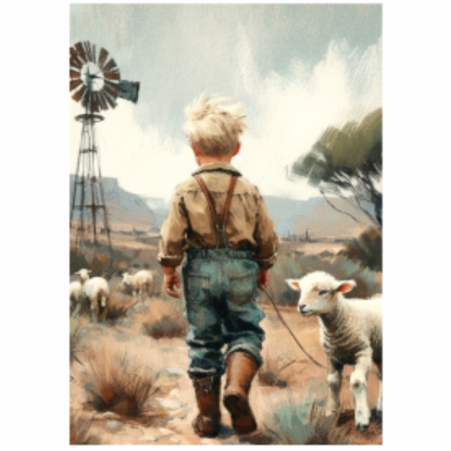 Thumbnail: Tear Resistant Deco Print Karoo Kids