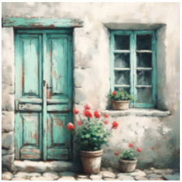 Thumbnail: Stretched Canvas Karoo Aqua