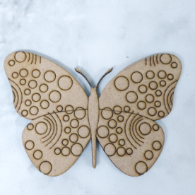 Thumbnail: Wood Dot Art Cut Outs