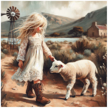 Thumbnail: Stretched Canvas Karoo Kids