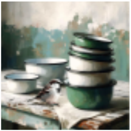 Thumbnail: Stretched Canvas Sparrows