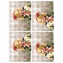 Thumbnail: Tear Resistant Deco Print A6 Ladies