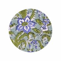 Thumbnail: NA0100 Printed Wooden Knob Indi Floral