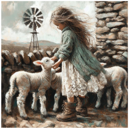 Thumbnail: Stretched Canvas Karoo Kids