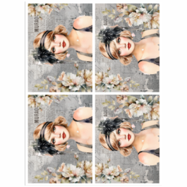 Thumbnail: Tear Resistant Deco Print A6 Ladies