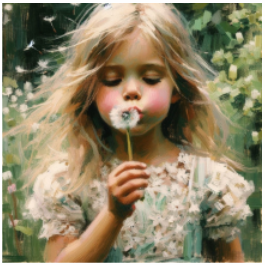 Thumbnail: Stretched Canvas Dandelion Dream