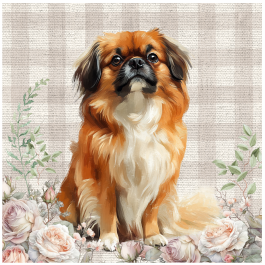 Thumbnail: Scatter Cushion Or Cushion Cover Pekingese