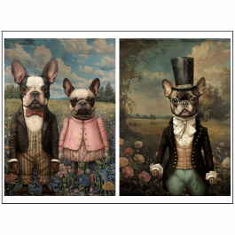 Tear Resistant Deco Print Quirky Dogs