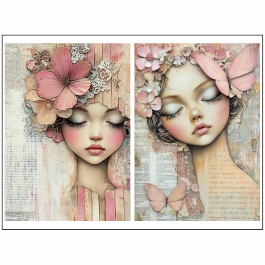 Tear Resistant Deco Print Quirky Pink