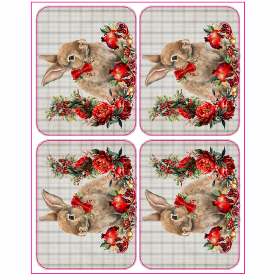 Thumbnail: Festive Bottle Sticker Sheet A4