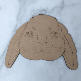 Wood Woodland Bunny