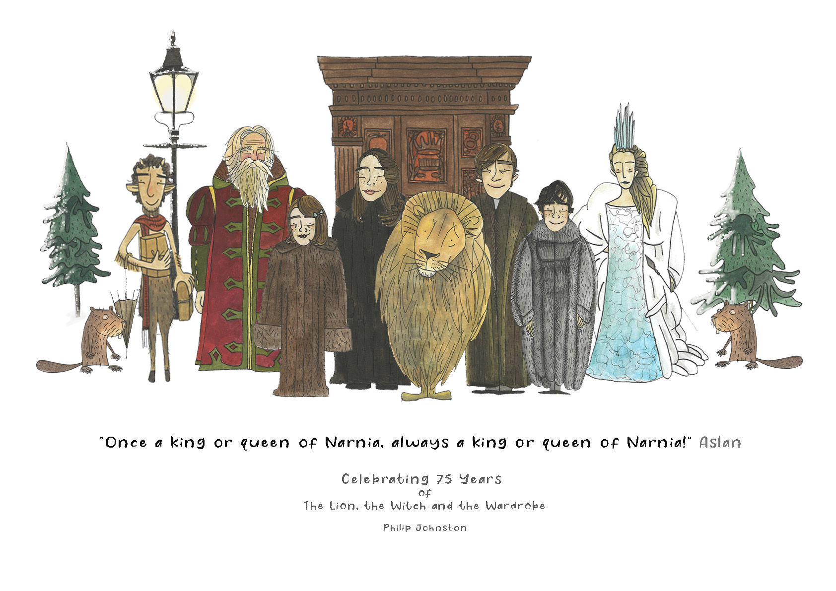 A4 Print: The Lion, the Witch and the Wardrobe Special Edition