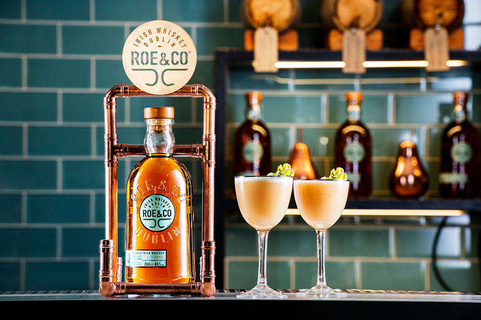 Roe & Co whiskey retouching
