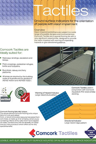 Tactiles, ground surface indicators